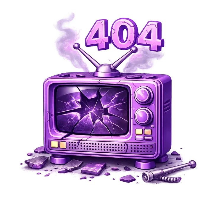 Static Signal Broken Television