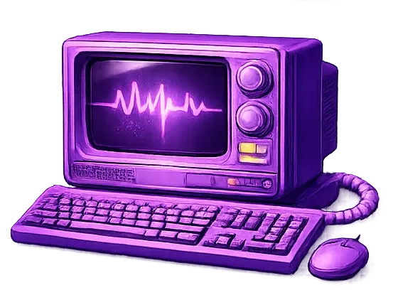 Static Signal Retro Computer